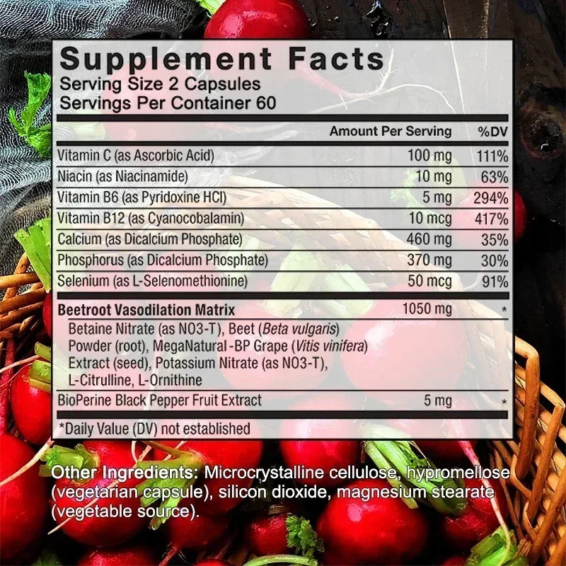 VelixoLab BeetFlow (Balincer Beet Root Capsules)